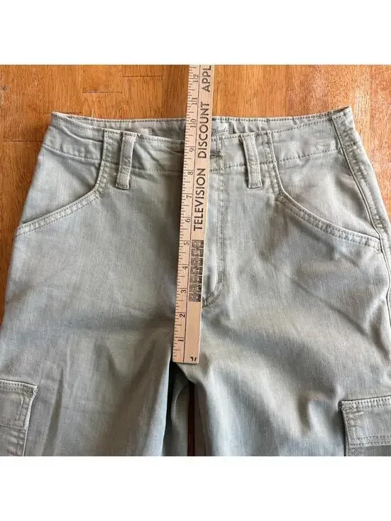 Cargo Utility Pants Boyfriend Fit Universal Thread Tag 0/25 Fits Like 25X30 Tan - Picture 7 of 8